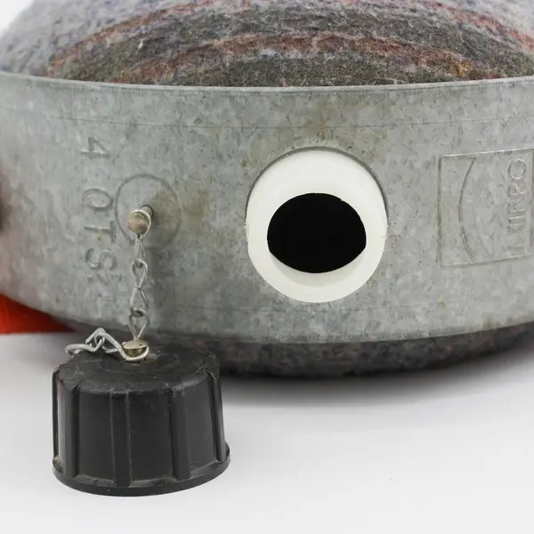 Vintage Mirro 4 Quart Wool & Galvanized Metal Canteen 