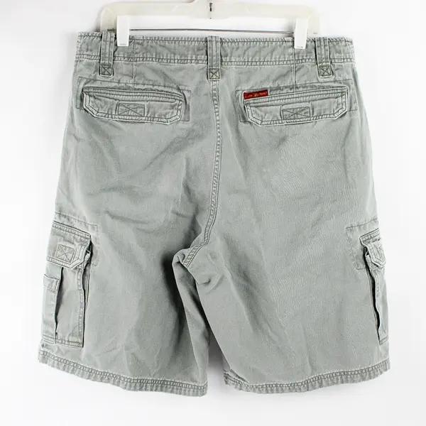 Vtg Moose Creek Men's 36 Green 100% Cotton Cargo Shorts