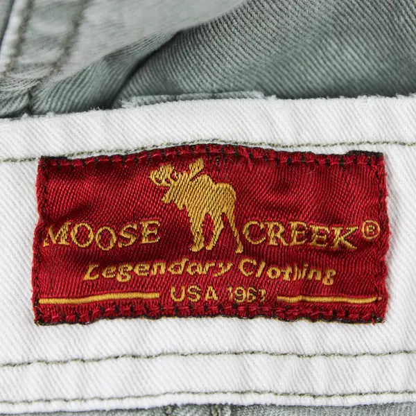 Vtg Moose Creek Men's 36 Green 100% Cotton Cargo Shorts