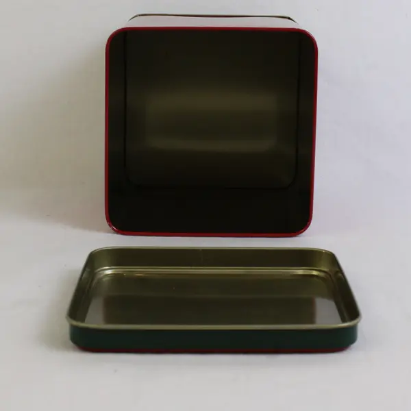 Vintage Crowning Touch Christmas Goose Tin 5.5"