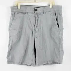 St. John's Bay Men's 34 Gray Super Stretch Comfort Chino Shorts