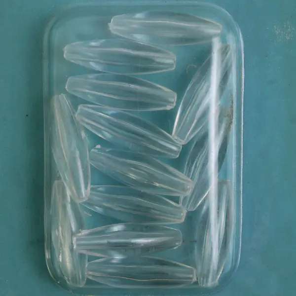 Pack of Fibre-Craft Spaghetti Beads #8994, 12 pieces, New 