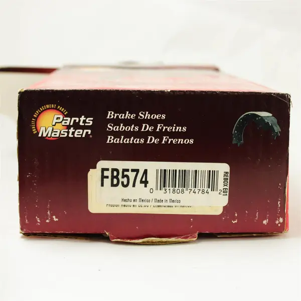 FB574 Parts Master Premium Non-asbestos Brake Shoes Sabots De Freins