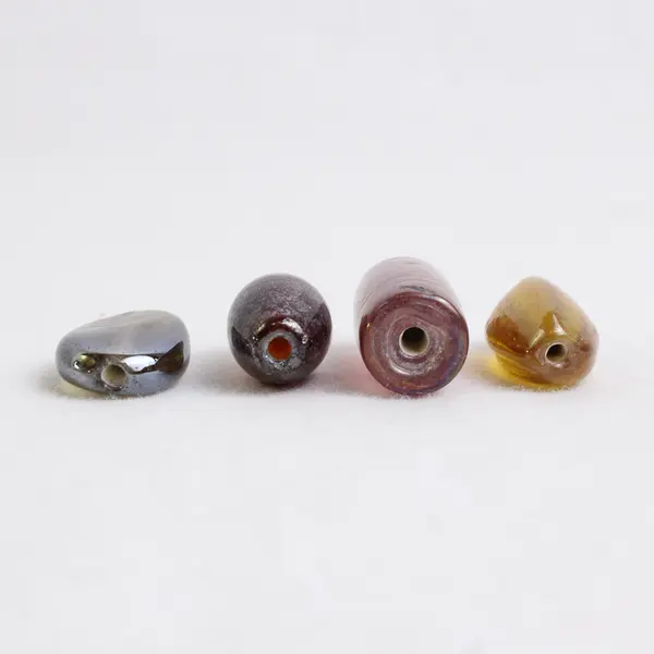 Bag of Brown Hue Loose Beads, Assorted Sizes