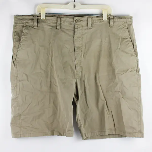 Wrangler Flat Front Khaki Bermuda Shorts Men's Size 44