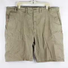 Wrangler Flat Front Khaki Bermuda Shorts Men's Size 44