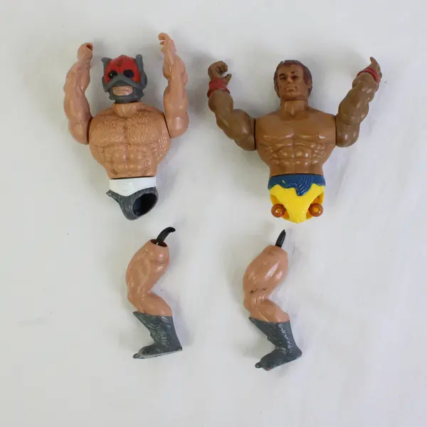 Lot of 6 Vintage Anabasis 1980's Partial/Pieced Together Action Figures