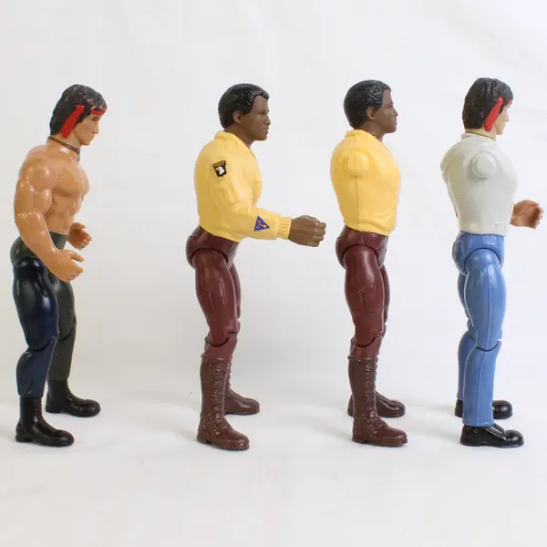 Lot of 6 Vintage Anabasis 1980's Partial/Pieced Together Action Figures