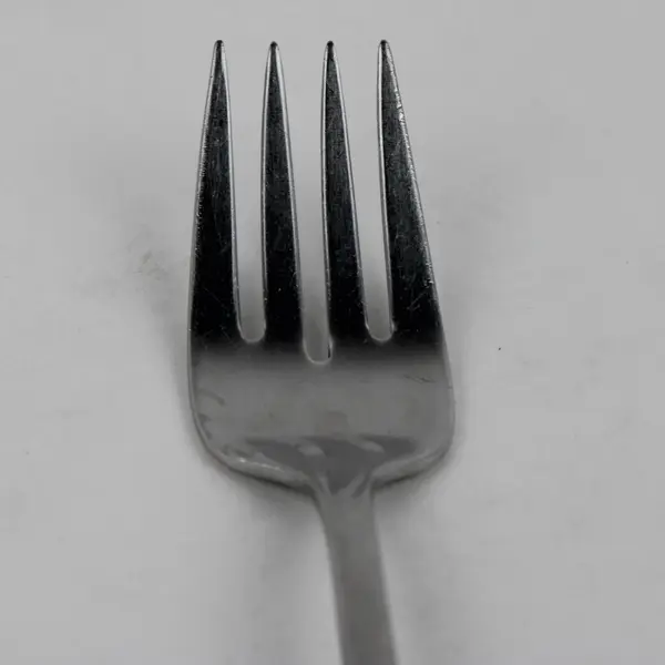 Wallace Silver Circe Pattern Stainless Solid Cold Meat Serving Fork 8" Rare HTF
