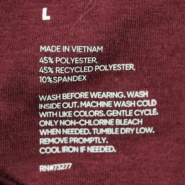 FLX Plum Purple Long-Sleeved Activewear T-Shirt Women's Large