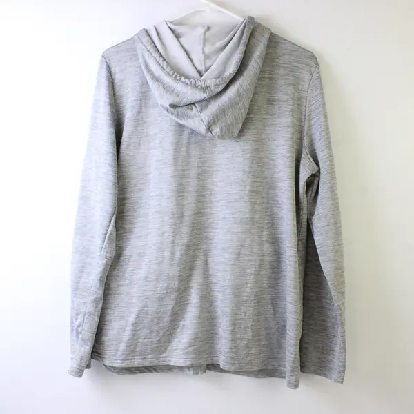 32 Degrees Cool Heather Gray Zip-Up Hoodie Women's Large
