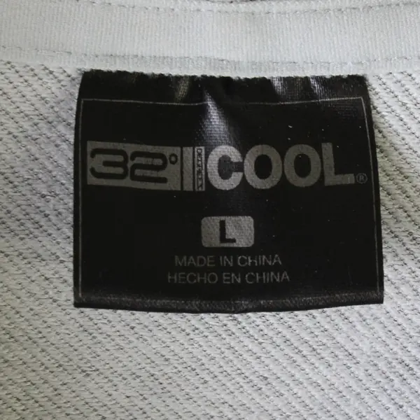 32 Degrees Cool Heather Gray Zip-Up Hoodie Women's Large