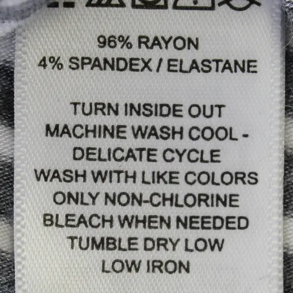 Tahari Gray and White Striped T-Shirt Women's Size Large