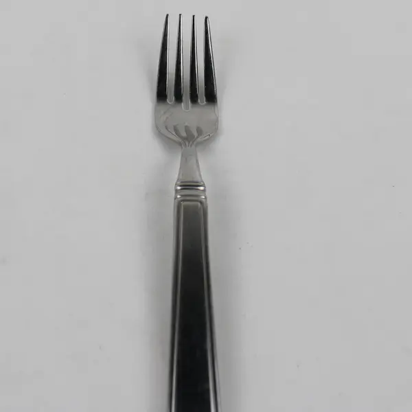4 Cambridge Unknown Pattern Back/Front Geometric 18/10 Salad Fork 7.5" Rare HTF