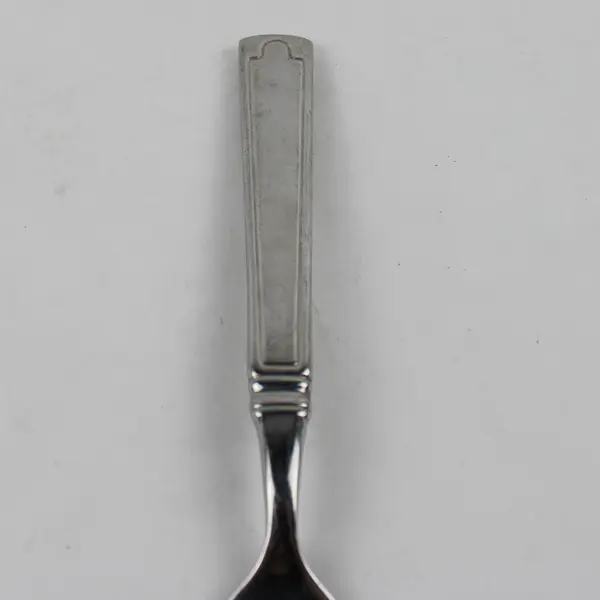 4 Cambridge Unknown Pattern Back/Front Geometric 18/10 Salad Fork 7.5" Rare HTF