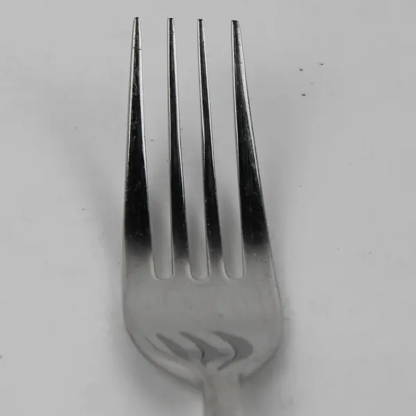 5 Cambridge Unknown Pattern Back/Front Geometric 18/10 SS Forks 8.25" Rare HTF