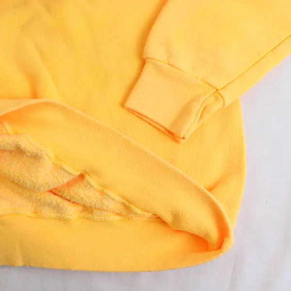 NWOT Comfort Colors Adult S Yellow w/Tulip Butterfly Graphic Pullover Sweater