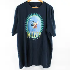 Pop! Tees Mickey Fantasia Navy Blue Graphic T-Shirt Men's Size 3XL