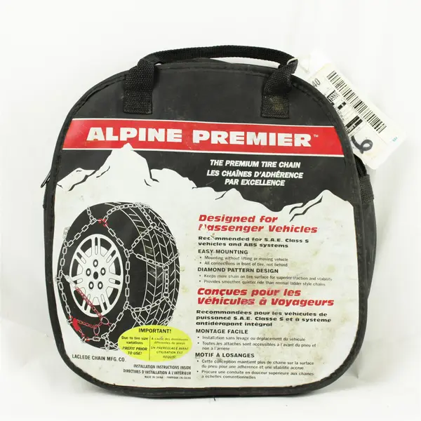 Alpine Tire Chains Fits P235/65R15 P235/60R17 225/60R18 Used