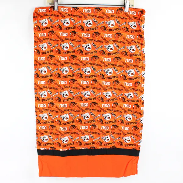 Handmade OSU Beavers Orange/Black/White Standard Pillowcase 18.5" x 28.5"