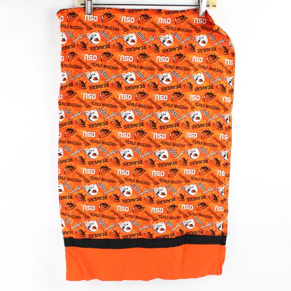 Handmade OSU Beavers Orange/Black/White Standard Pillowcase 18.5" x 28.5"