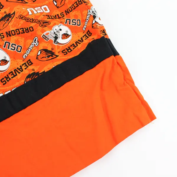 Handmade OSU Beavers Orange/Black/White Standard Pillowcase 18.5" x 28.5"