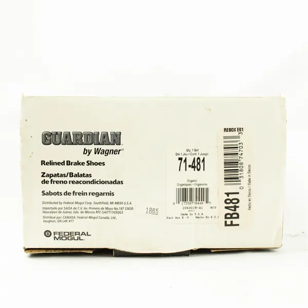 Guardian by Wagner FB481 Relined Brake Shoes for Cars & Trucks New