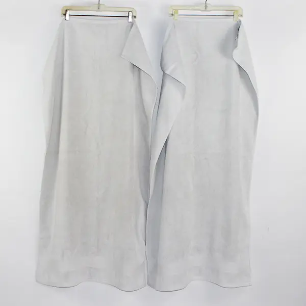 Lot Of 2 Lacoste Matching Solid White Color Bath Towels 100% Cotton 29" x 50.5"