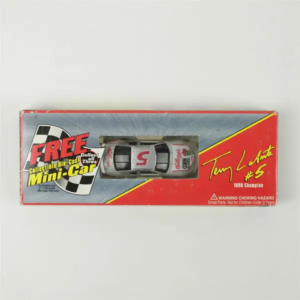 Lot of 2 Kellogg's NASCAR Terry Labonte Die-Cast Mini Cars 1:64 Scale