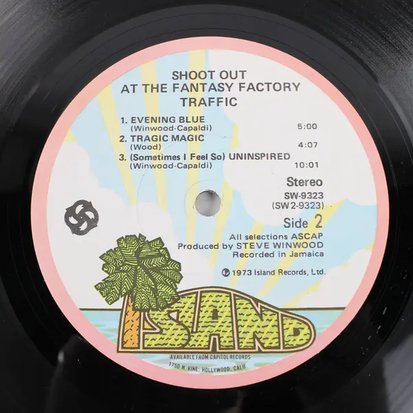 Traffic - Shoot Out At The Fantasy Factory Island Record SW-9323