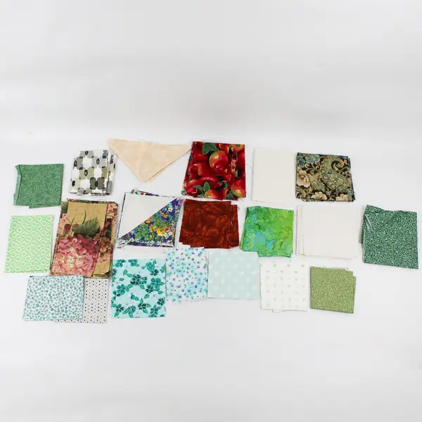 Lot of Quilting Fabric Scraps Varied Patterns and Sizes DIY Crafts