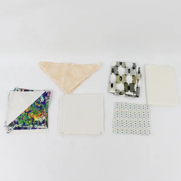 Lot of Quilting Fabric Scraps Varied Patterns and Sizes DIY Crafts