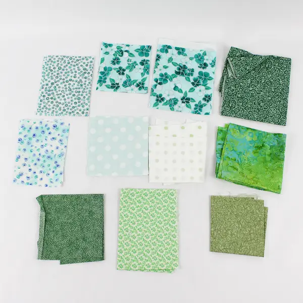 Lot of Quilting Fabric Scraps Varied Patterns and Sizes DIY Crafts