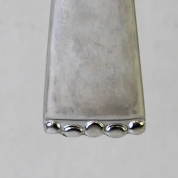 Oneida Silver Classic Pearl Pattern 18/10 Stainless Oval Soup Spoon 7" Rare HTF