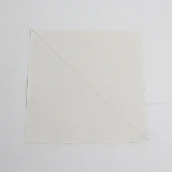 Lot of 77 Pre-Cut Off-White Quilting Fabric Squares 5"