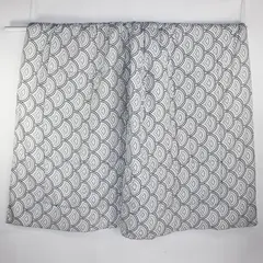 Ascot Enterprises White With Gray Stitch Pattern Comforter Bedding 88" x 98"