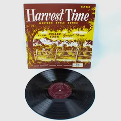 Keller-York Quartet Harvest Time Western Gospel LP Vinyl