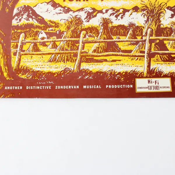 Keller-York Quartet Harvest Time Western Gospel LP