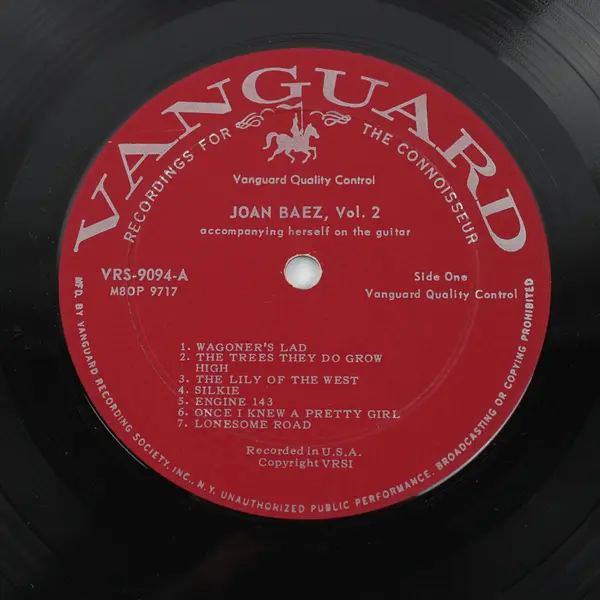 Joan Baez ‎– Joan Baez, Vol. 2 - Vinyl Record