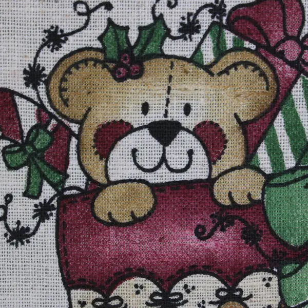 Set of 6 Vintage Kitty Korner Designs Homespun Patches 8.5"