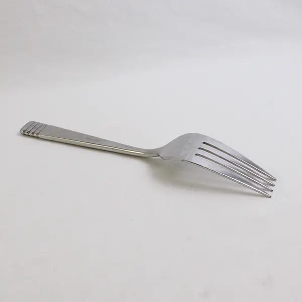 Oneida Silver Culinaria Pattern 18/0 Stainless Cold Meat Serving Fork 9" Rare