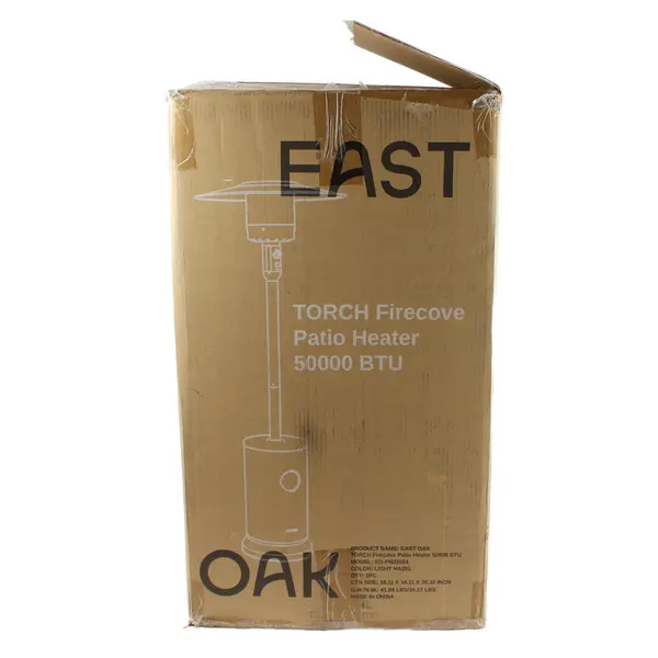 East Oak Torch Firecove Patio Heater 50000 BTU Propane New