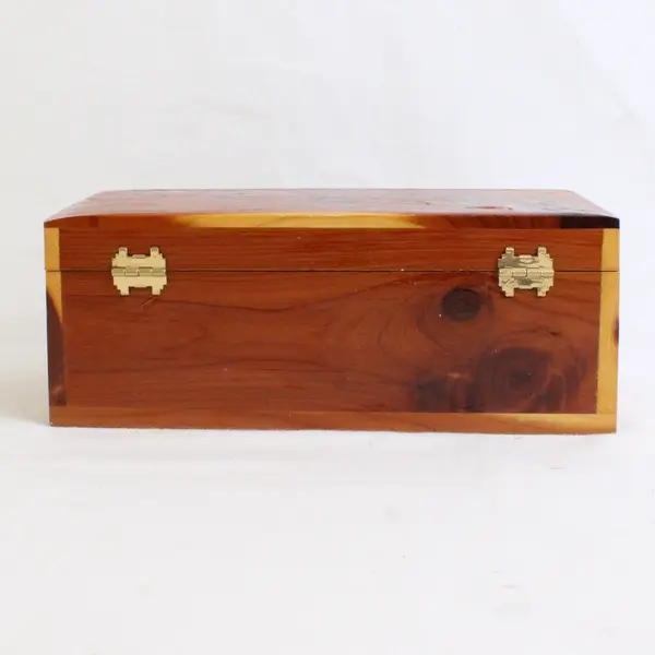 Vintage Great Smoky Mountains Cedar Storage Box