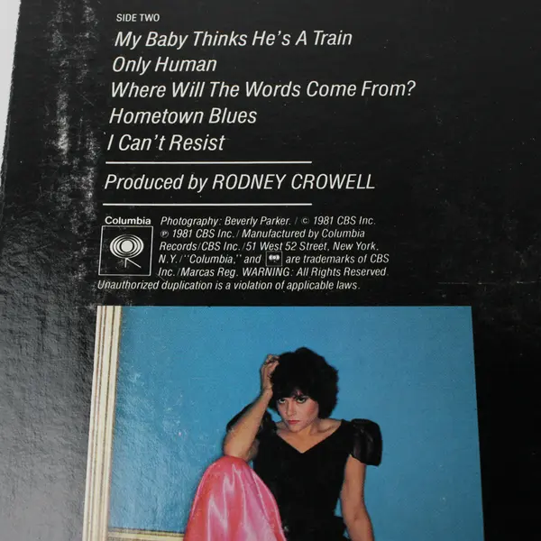 Rosanne Cash - Seven Year Ache 12" Vinyl Record LP - Good Used