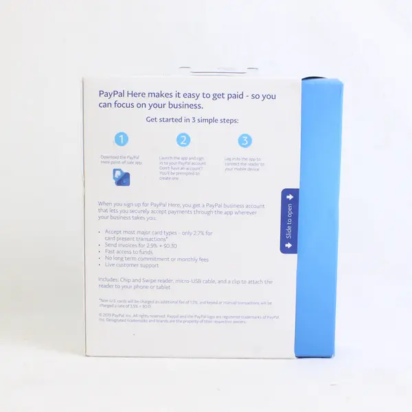 PayPal Chip and Swipe Reader Black UNTESTED