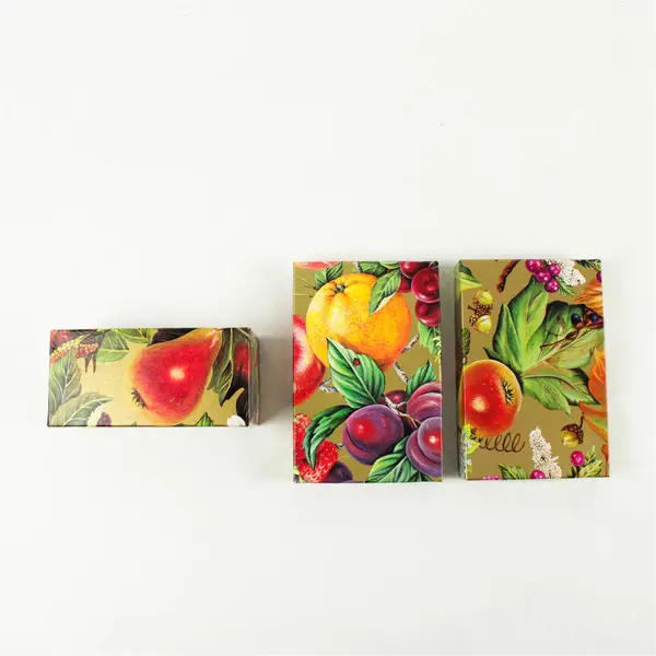 Lot of 3 Harry & David Decorative Empty Gift Boxes Small