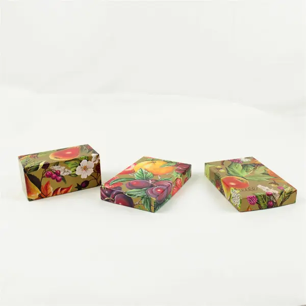 Lot of 3 Harry & David Decorative Empty Gift Boxes Small