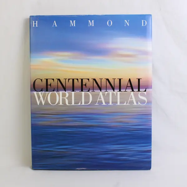 Hammond Centennial World Atlas Hardcover with DJ, 1999