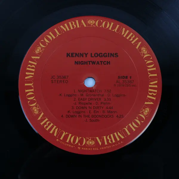 Kenny Loggins Nightwatch Vinyl Record 