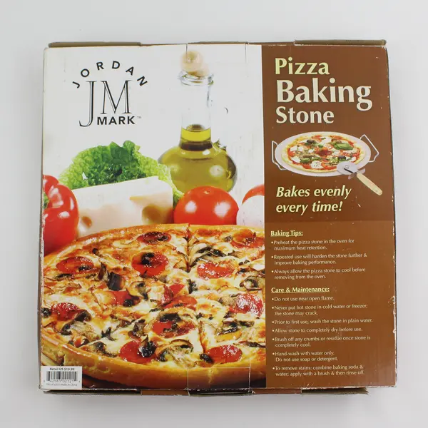 Jordan Mark 13"  Pizza Baking Stone With Stainless Rack